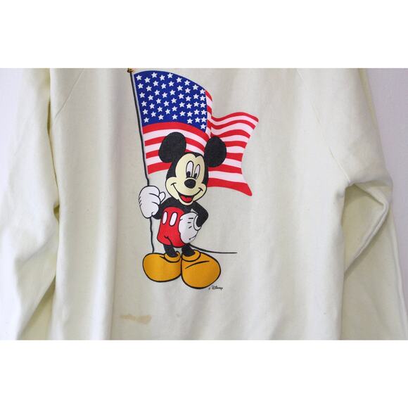 Vintage Walt Disney Mickey Mouse USA Sweatshirt XXL 2X - Picture 2 of 6